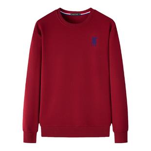 新款拉尔伦保罗男士套头精品男装长袖印花休闲宽松大码圆领卫衣