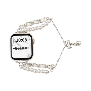 适用vivo watch gt2手表带vivowatch5珍珠手链vivowatchgt智能手表3/21代女款运动iqoowatchgt蓝牙版表链iqoo