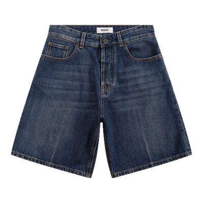 通勤舒适牛仔短裤男女同款