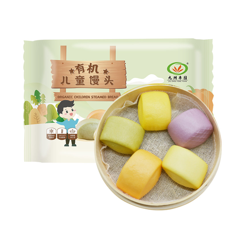 有机儿童馒头九洲丰园260g