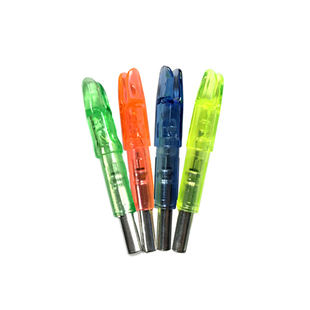 LED发光箭尾 速射发光灯尾 弓箭尾6.2mm发光尾灯 手动款 12个包邮