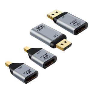 拓振 DP转HDMI转接头DisplayPort高清转换器台式电脑显卡显示器4K