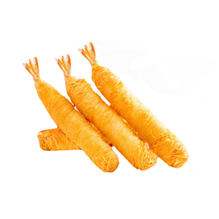 千丝万缕虾 黄金面线虾香酥情侣虾西餐厅油炸海鲜小吃冷冻半成品