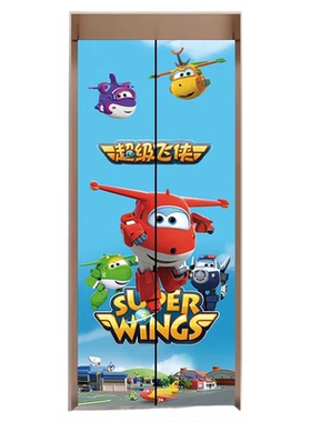 汪汪队可爱一梯一户电梯门贴纸