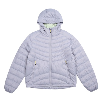 冬季户外轻薄短款连帽羽绒服男