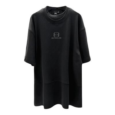 AKTK秋季新款 ICON印花双袖短袖宽松先锋设计朋克圆领T恤