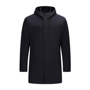 MENHARDUM/蔓哈顿冬装新款尼克服中长款保暖连帽毛皮上衣防风外套