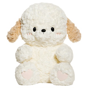 睡觉狗玩偶毛绒玩具可爱小狗狗公仔伯尔尼抱枕娃娃生日礼物女兔子