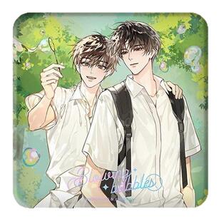 漫库正版周边某某盛夏吧唧徽章色纸 江添盛望 七尚文化官谷