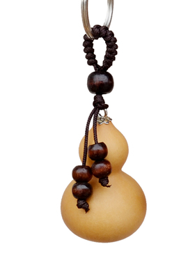 摆摊钥匙扣包挂天然葫芦钥匙扣挂件创意礼品保平安小葫芦情侣diy