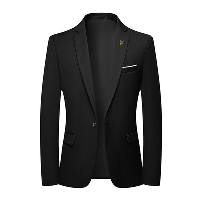 花花公子西服外套男商务休闲套装