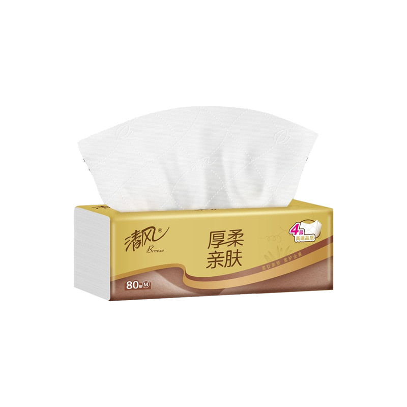 清风牌抽纸M码大尺寸整箱24包