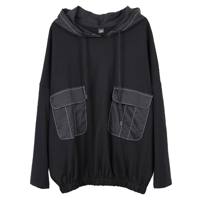 欧洲站时尚宽松女士连帽卫衣2025