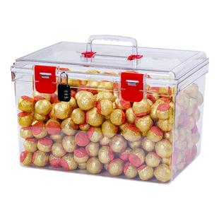 鱼胶储存罐食品级花胶收纳箱燕窝陈皮透明塑料防潮手提干货密封盒