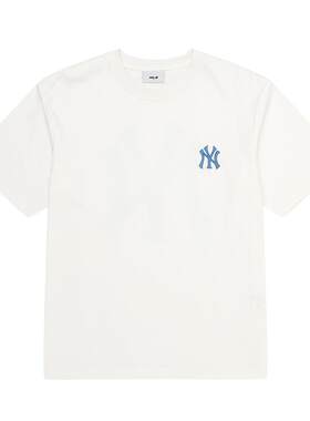 【自营】MLB短袖男女装新款老花休闲服透气T恤宽松运动服上衣男款