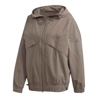 Adidas/阿迪达斯正品2025女士户外运动防风连帽外套GC9203