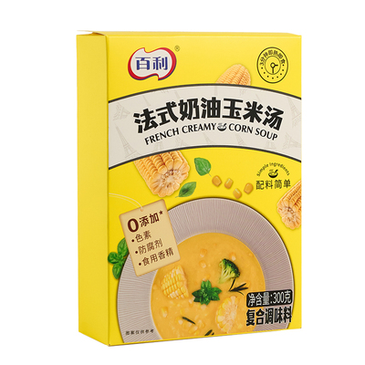 百利奶油玉米培根浓汤免煮速食汤
