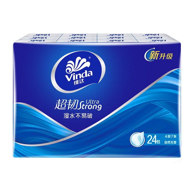 维达超韧7张4层迷你手帕纸