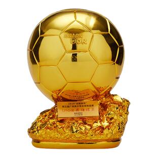 足球赛事球员奖 足球金球奖奖杯模型 C罗梅西MVP奖 球迷纪念品
