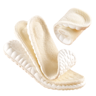 冬季保暖运动鞋垫男士高弹减震加绒加厚棉毛绒冬天吸汗防臭女毛毛