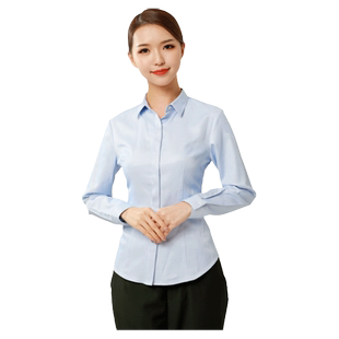 农行新款工作服衬衫女长袖上衣领花全套农行行服农业银行衬衣2025