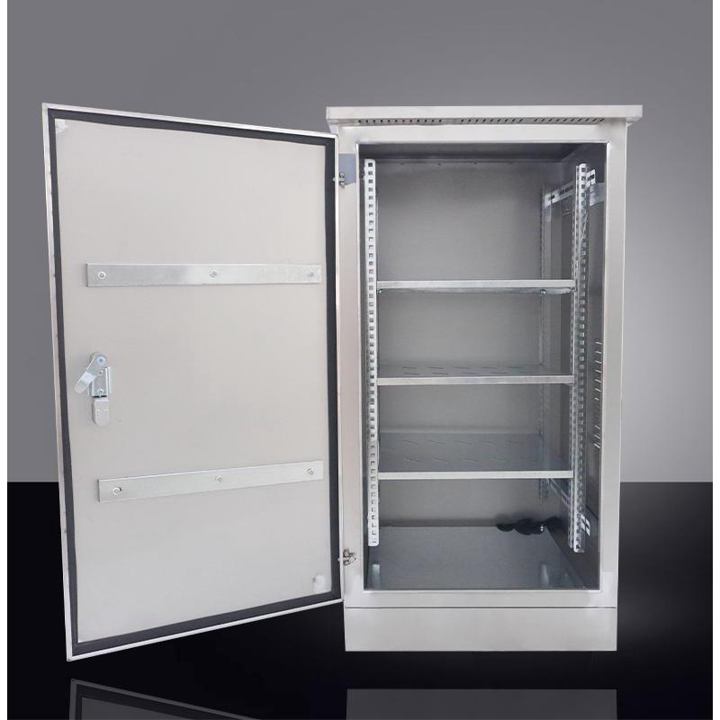 户外防水不锈钢配电箱网络机柜交换机设备室外防雨弱电柜箱监控