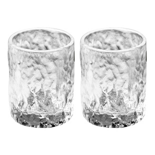 日本原装进口初雪杯鸣门锤纹玻璃杯威士忌水晶酒杯红酒洋酒杯