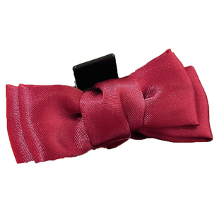 新年红色儿童发饰公主头发夹女蝴蝶结小抓夹刘海侧边夹子女童发卡