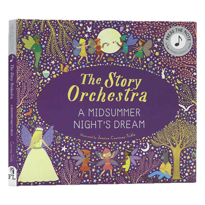 仲夏夜之梦发声书英文原版绘本 The Story Orchestra A Midsummer Nights Dream 小猫头鹰社管弦乐队儿童音乐启蒙故事书精装收藏版