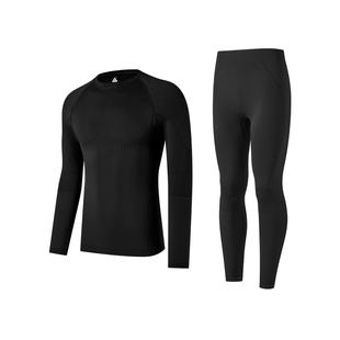 匹克速干压缩套装户外运动男长袖滑雪保暖透气内衣跑步健身打底裤