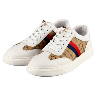 【牛皮革】RaidyBoer/雷迪波尔2025年男织带字母老花休闲板鞋2004