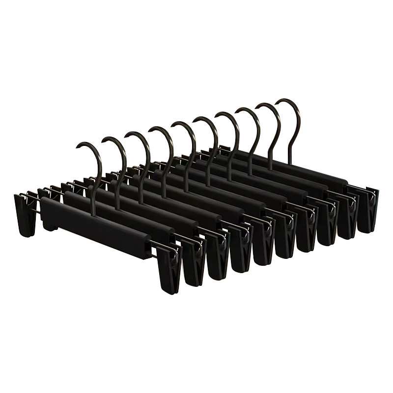 四万公里裤架裤夹家用衣架挂衣二合一无痕防滑防拖地jk裙夹可调节