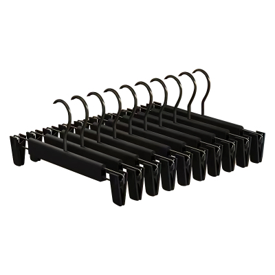 裤夹衣架二合一可调节无痕防滑