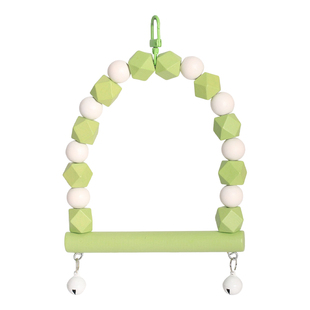 鹦鹉秋千吊环玄风牡丹虎皮专用玩具磨爪站棒站杆鸟笼栖息鸟用品