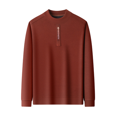 老爷车加绒加厚长袖男t恤