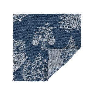 事儿 宋人乐活图·水洗提花牛仔-跨文化 街头外套布料设计师面料