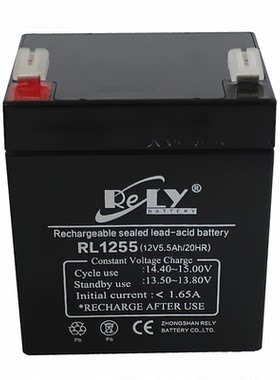 RELY音响RL1255蓄电池12V5.5AH