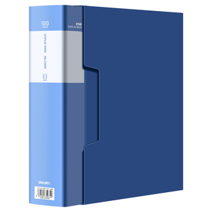 得力文件夹a4资料夹资料册多层透明插页办公档案整理神器学生试卷收纳袋卷子收纳夹初中生专用奖状收集册谱夹