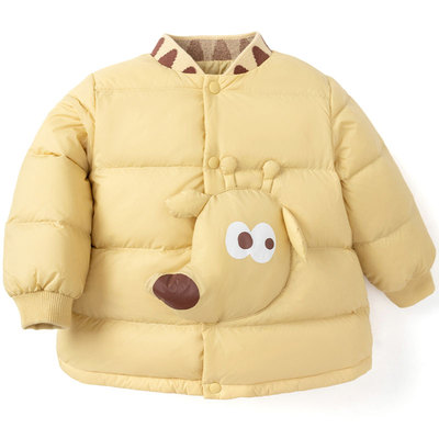 巴拉巴拉婴儿羽绒服男女童短款轻薄外套冬装新款童装儿童宝宝衣服