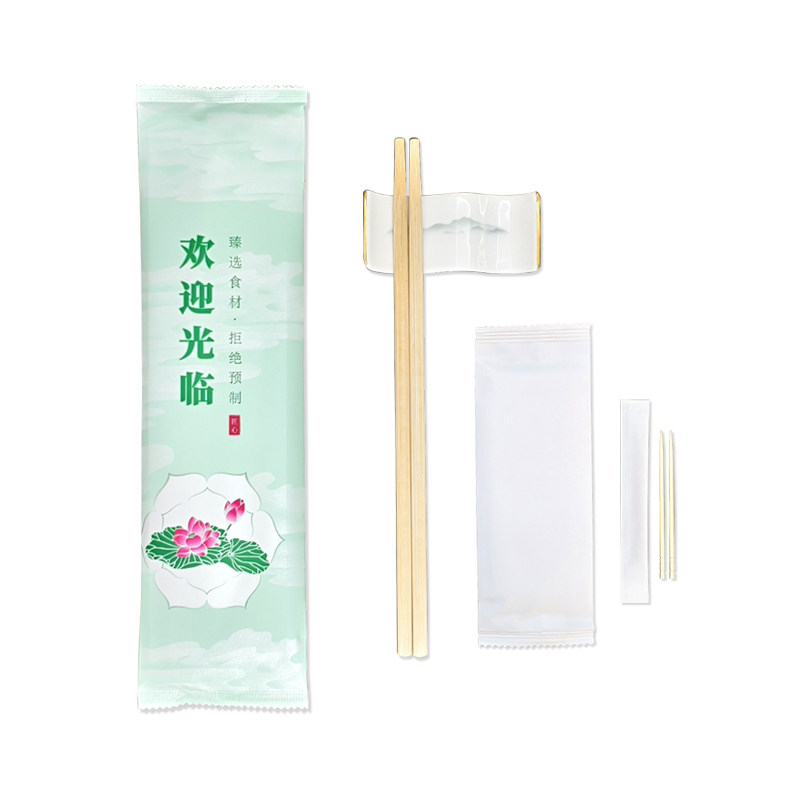火锅加长筷子湿毛巾牙线定制logo