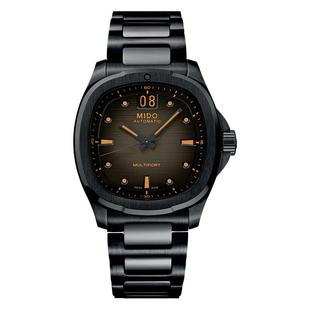 Mido美度男表舵手系列TV炫黑款全自动机械表夜光防水手表经典男款