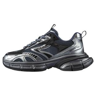 森马男鞋冬季透气网面百搭青少年运动休闲跑步厚底内增高老爹潮鞋