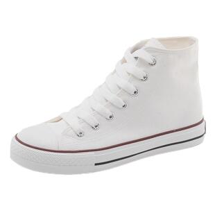 回力女鞋高帮帆布鞋女秋季百搭布鞋女款2025新款休闲潮运动板鞋子