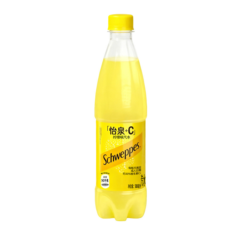 可口可乐怡泉柠檬C汽水500ml*12