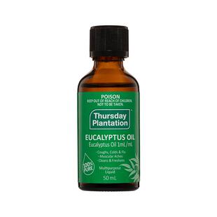 澳洲进口Thursday Plantation星期四农庄尤加利精油提神香薰50ml