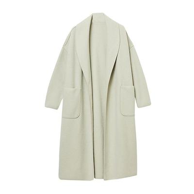 例外春秋款纯羊毛时尚风呢子大衣