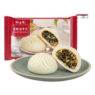 和善园鲜辣海带包480g/袋装早饭面食速冻半成品早点包子早餐包子