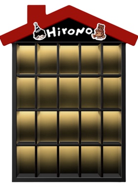 创意氛围灯盲盒收纳装饰柜上墙
