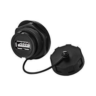 凌科CNLINKO YU-USB2.0 数据连接器 防水航空插头插座1M线 USB2.0