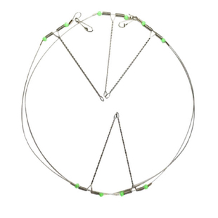 手工订制尼龙线不锈钢天平串钩架防缠绕钓组海船钓钢丝挑路亚支架